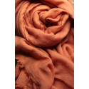 Light silk scarf - Light madder red