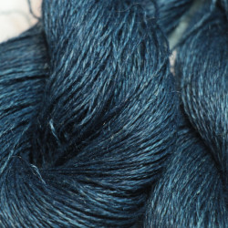 Fil de Lin épais - Indigo - Echeveau de 240m