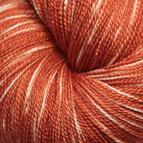 Mérinos et  soie 24/2 - Rouge clair tie dye