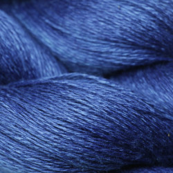 Soie maulbère Nm 16/2 - Bleu indigo 50g