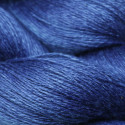 Soie maulbère Nm 16/2 - Bleu indigo 50g