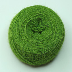 Laine 20/2 - Vert moyen gaude + indigo