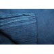 Organic cotton gauze, dyed blue with indigo 112 x 200cm