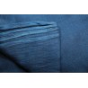 Gaze de coton bio, teinture indigo 115 x 150cm environ