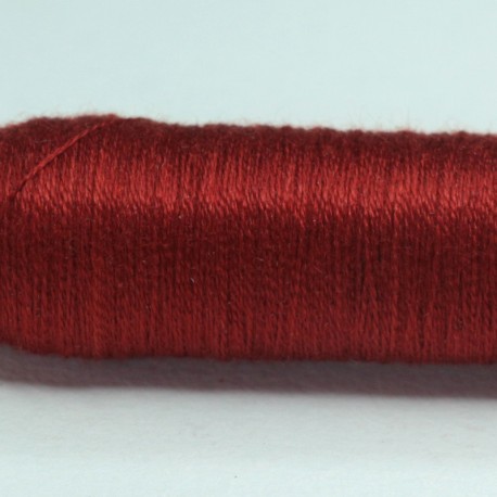 Soie maulbère 60/2 - Rouge garance foncé100m