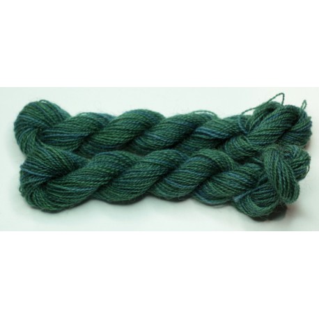 20/2 wool - 25m - Mottled Green and blue