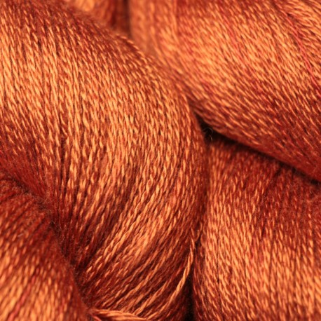Soie maulbère Nm 12/2 - Rouge orangé