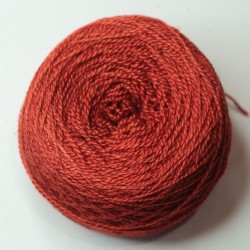 20/2 silk - Bright madder red 25g